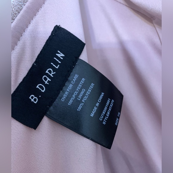 Long Rose gold sparkly gown - Picture 4 of 4